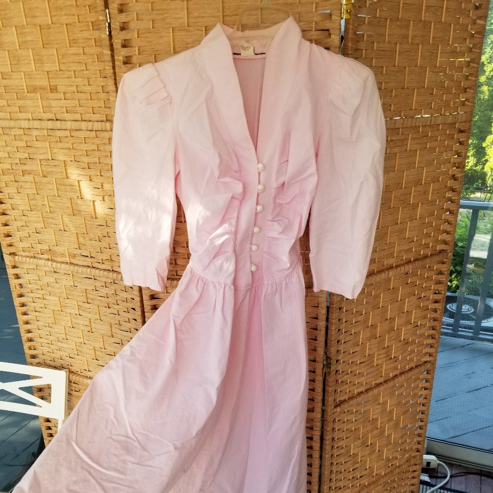 Vintage pink 80s dress